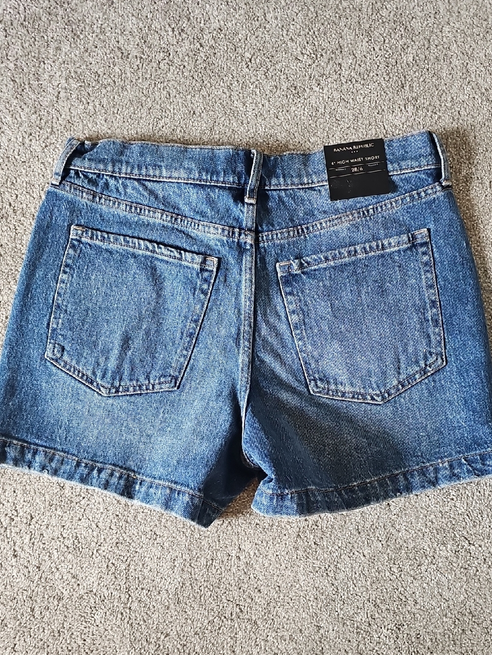 Banana Republic High Waist Button Fly Jean Shorts - Picture 3 of 9